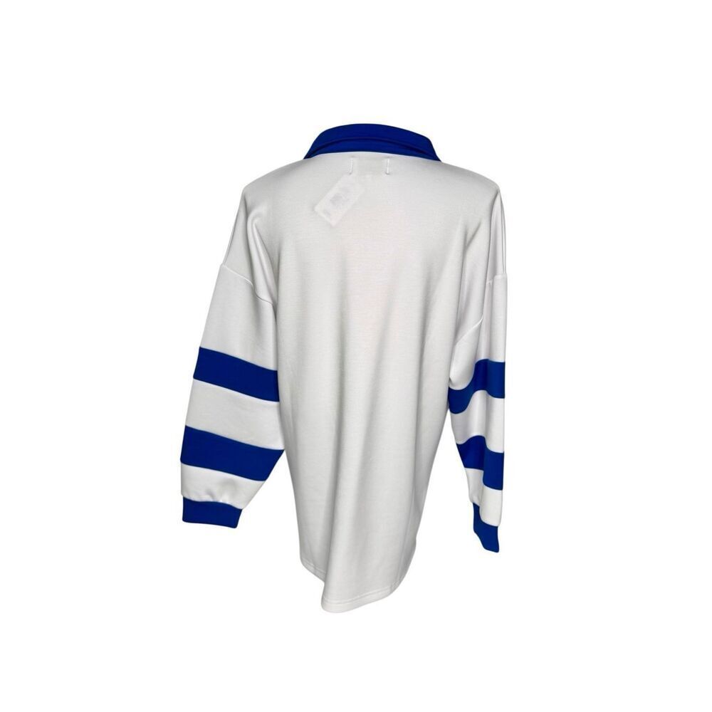 Simply Southern NWT white and blue oversized sweatshirt size XL - Picture 3 of 11